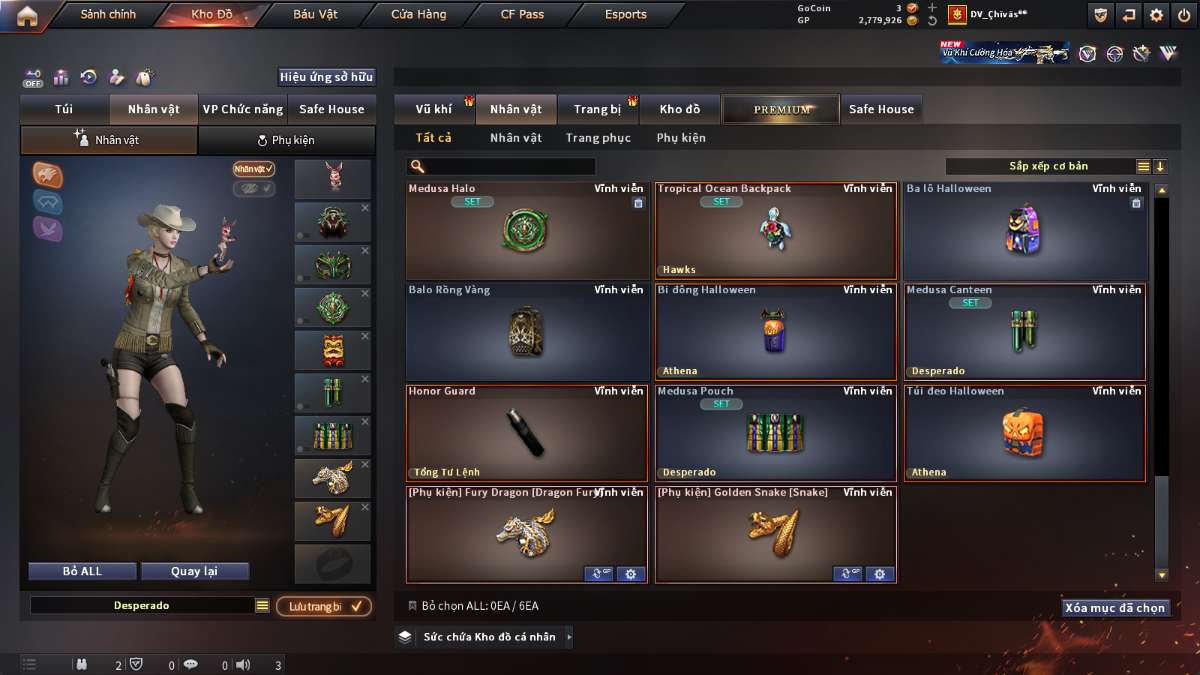 shop acc cf uy tin gia re